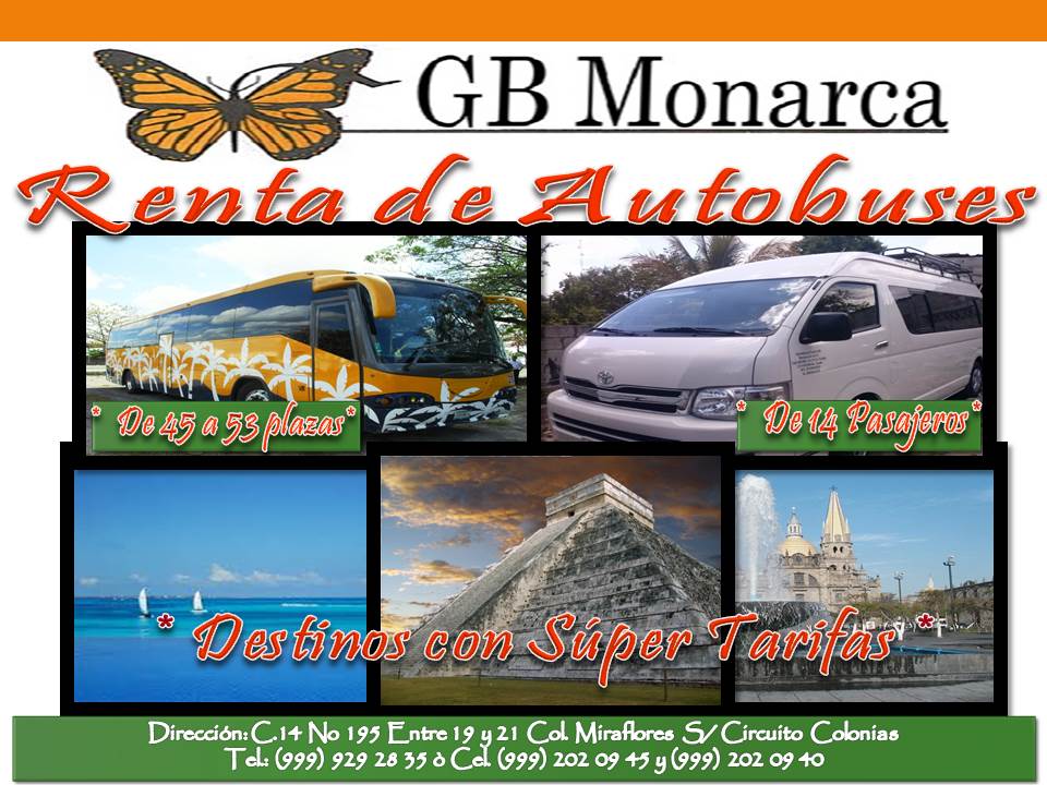 Gb Monarca, agencia de viajes en Mérida, Yucatán