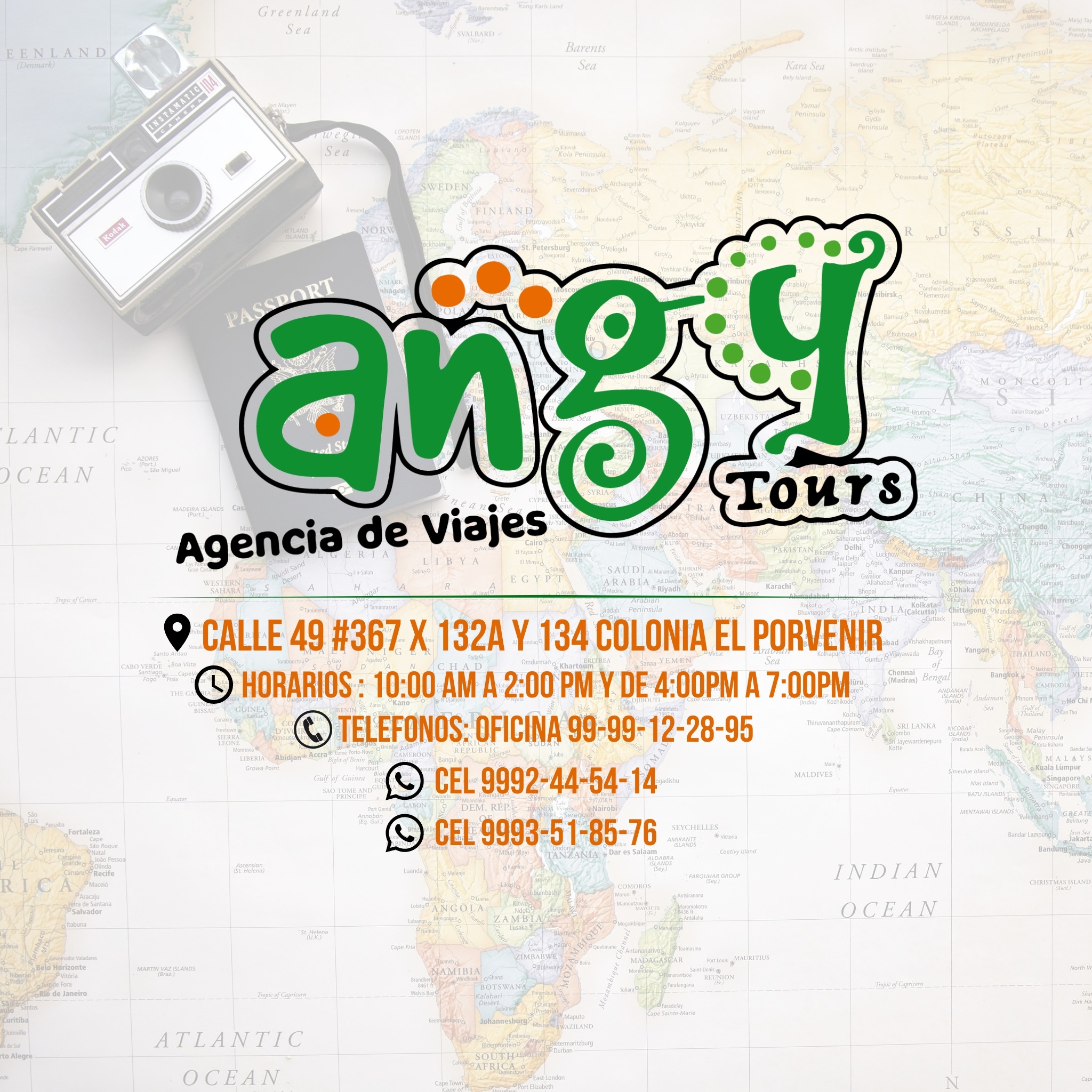 Angy Tours, agencia de viajes en Mérida, Yucatán